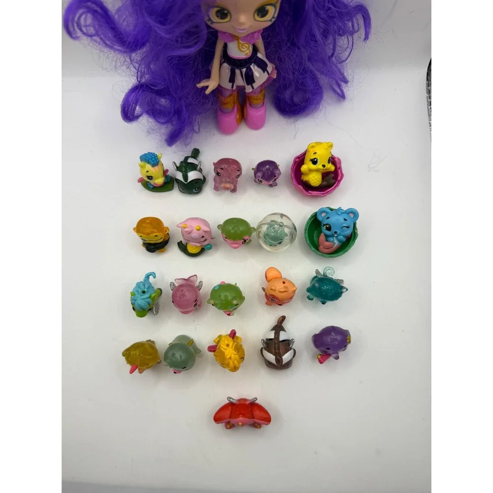 Hatchimals CollEGGtibles Lot of‎ 20 Figures and Shopkins Shoppies Doll